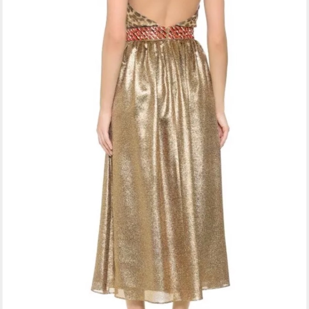 Tamara Mellon gold lame dress, 2 - Picture 4 of 8